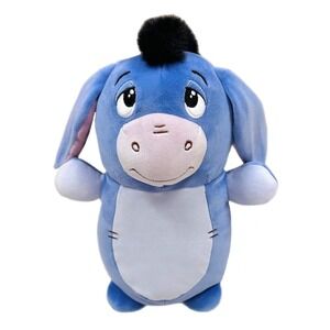Disney Squishmallows Hug Mees Eeyore Plush Blue Donkey SQDI01318 NIB New